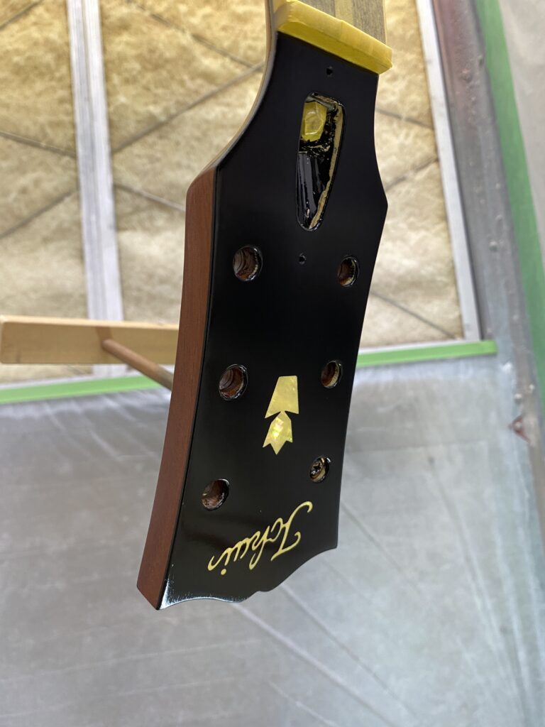 ヘッド表飴色クリアー塗装