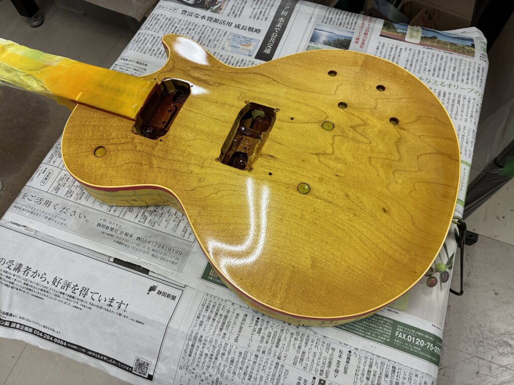 クリーンミスト&飴色クリアー吹き