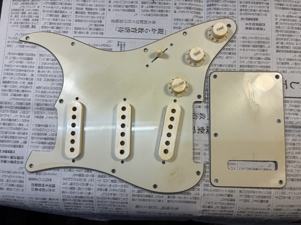プラスティックパーツのエイジング